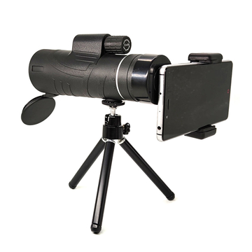 12x50 High Power Monocular Telescope with Tripod &amp; Samrtphone Mount for Bird Watching