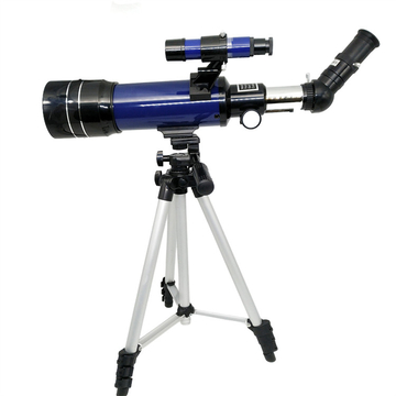 Blue 70mm Lens 360mm Focal Length Astronomical Refractor Telescope for Observing Astronomical Phenomena