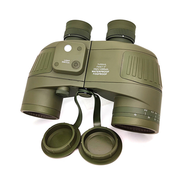7x50 10x50 Floating Waterproof Compass Rangefinder Bak4 Binoculars for Military Use