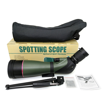 20-60x80mm ED Glass Double Focus Spotting Scope With Extra Low Dispersion for Hunting