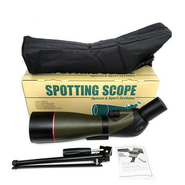 New BAK4 20-60x80 Spotting Scope With Carrying Bag Tripod Smartphone Adapter for Birding