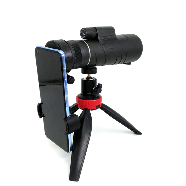 10-30X42 HD Zoom Monocular Telescope With Smartphone Adapter Tripod for Hunting Bird Watching