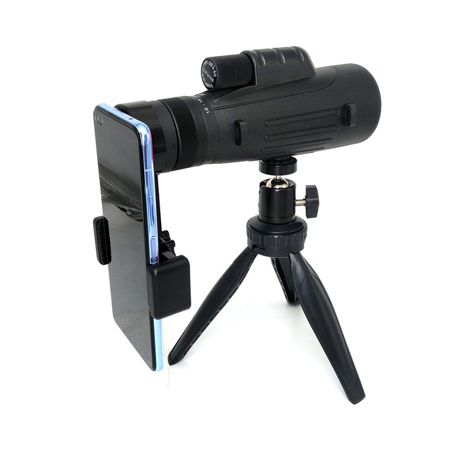 Hunting 10-30x50 Zoom Monocular Telescope High Powered With Smartphone Adapter for Outoor Activities