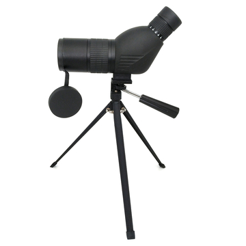 High Definition BAK4 Black Compact Zoom Spotting Scope with Tripod &amp; Carrying Case for Birding