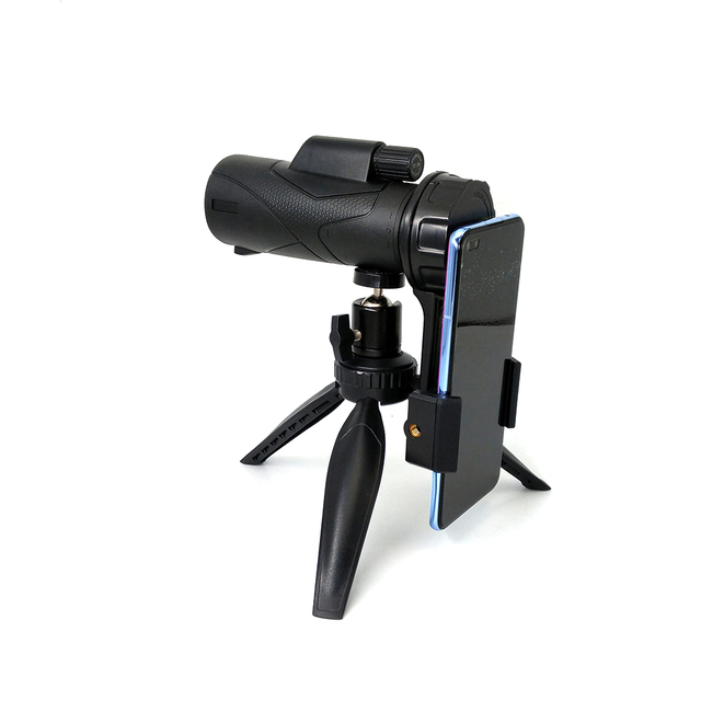 High Power 12x50 New Handy Mmonocular with Hand Strap and Low Night Vision Telescope for Mobile Phone