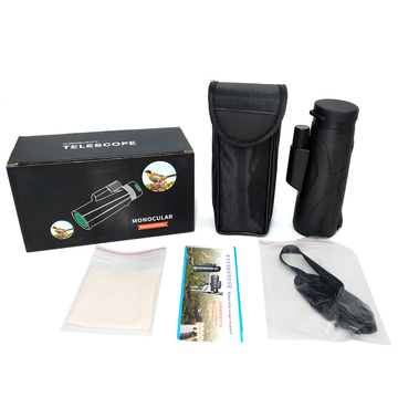 High Power 12x50 New Handy Mmonocular with Hand Strap and Low Night Vision Telescope for Mobile Phone