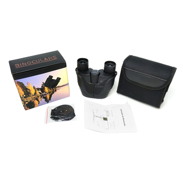 TONTUBNE Compact Bak4 Porro Prism 10x25 Long Eye Relief Binocular For Bird Watching